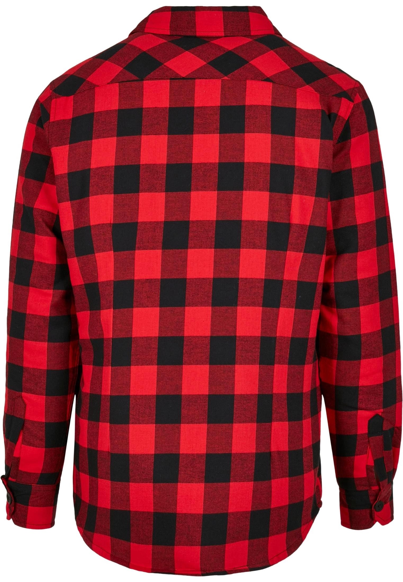 Men's Checked Overshirt - Relaxed Long-Sleeve Shirt