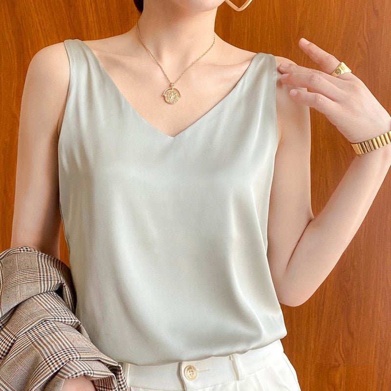 Elegant V-Neck Top for Women – Trigala