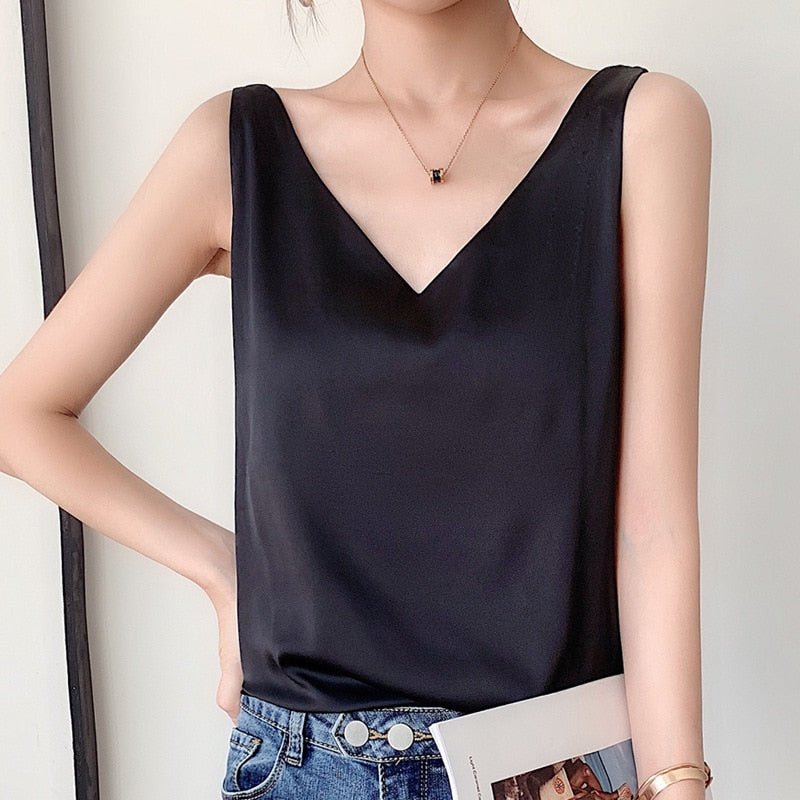 Elegant V-Neck Top for Women – Trigala