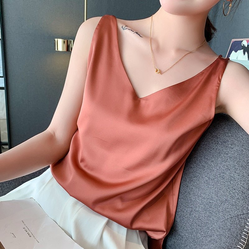 Elegant V-Neck Top for Women – Trigala
