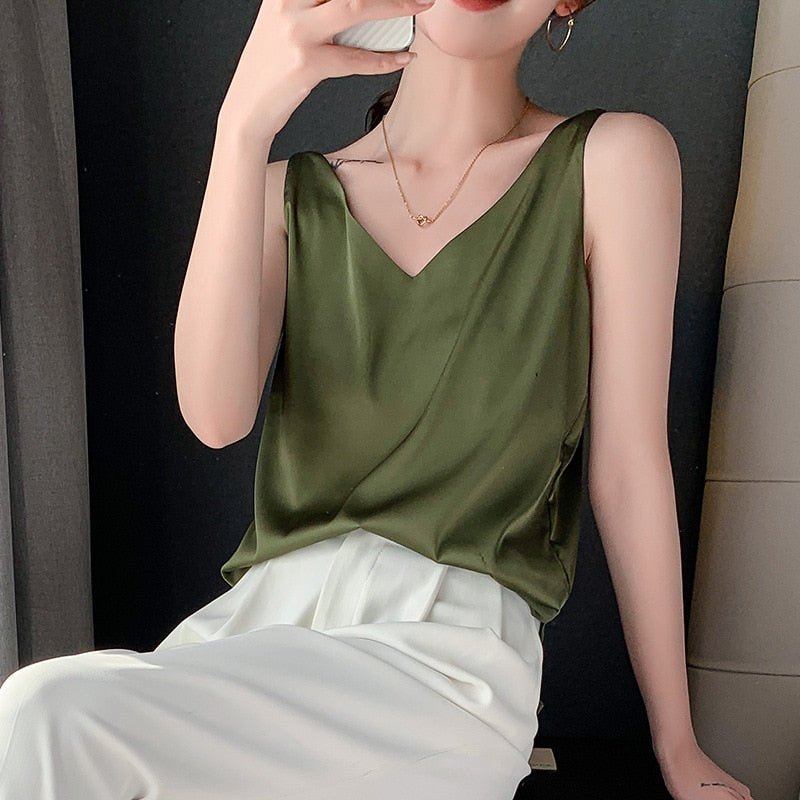 Elegant V-Neck Top for Women – Trigala