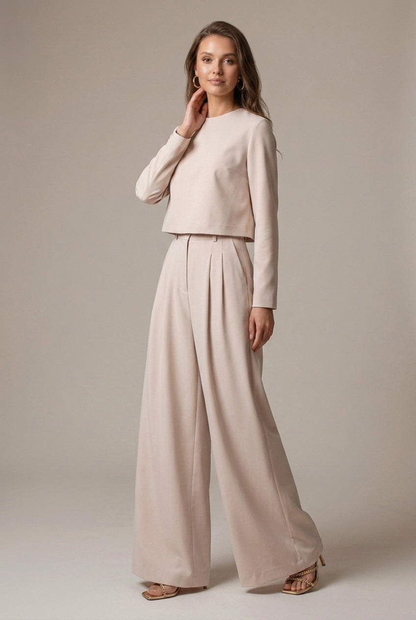 Women's Two-Piece Set Wide Leg Palazzo