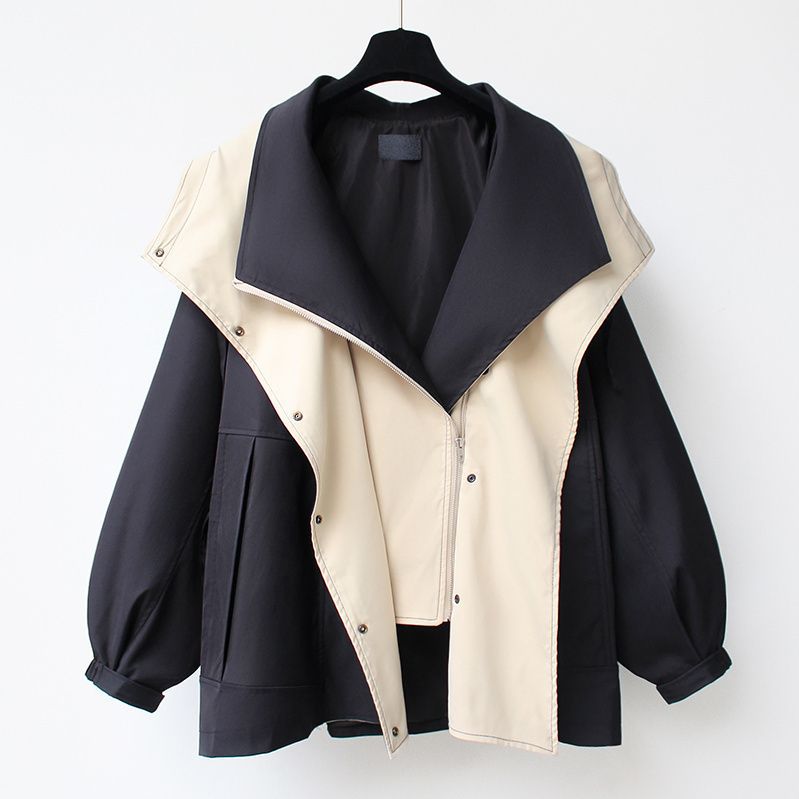 Women's Hooded Panel Jacket - Relaxed Fit
