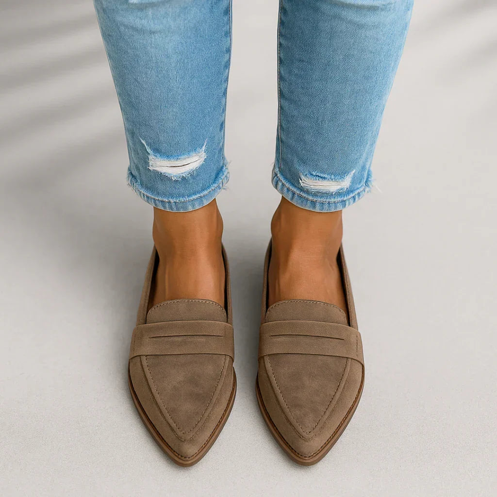 Women's Moccasins | Pointed Toe Slip On Loafer
