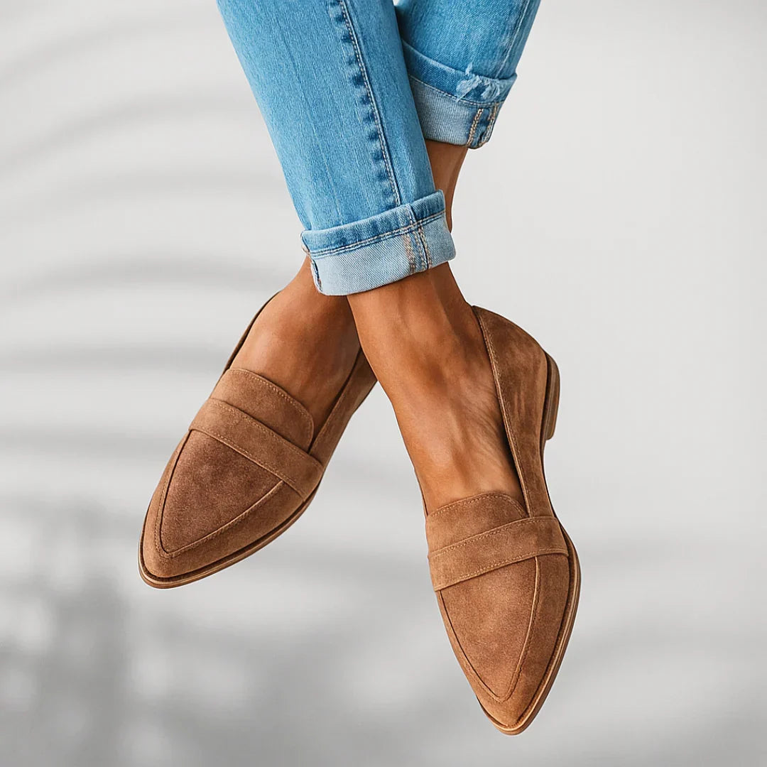 Women's Moccasins | Pointed Toe Slip On Loafer