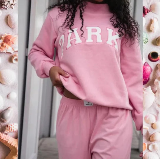 Women's Mock Neck Sweatshirt – Slogan Print Relaxed Fit