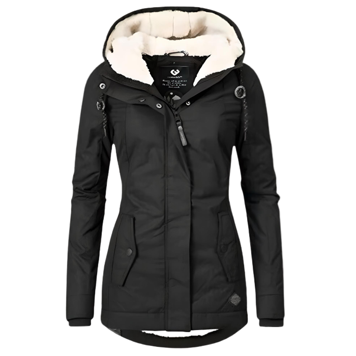 Women's Hooded Winter Parka – Fleece Lined Everyday Coat